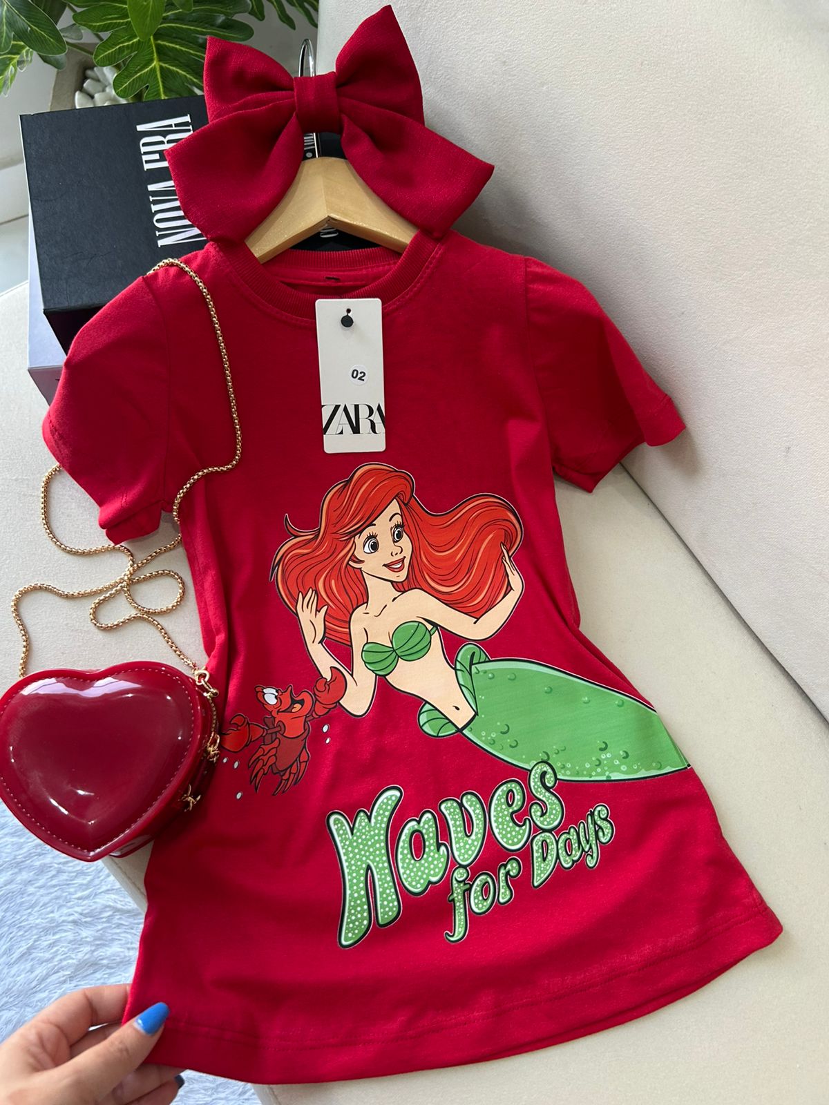 Vestido Infantil Ariel