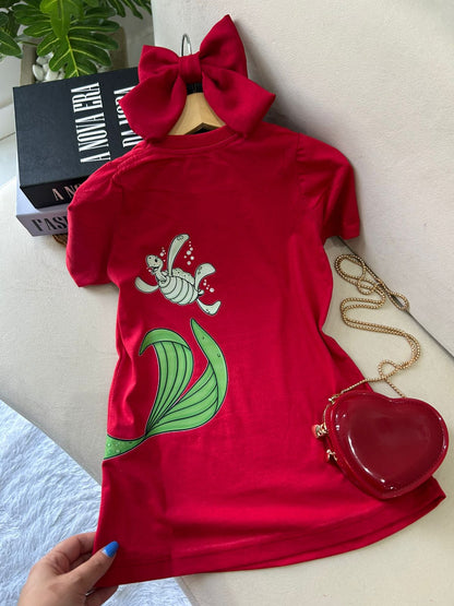 Vestido Infantil Ariel