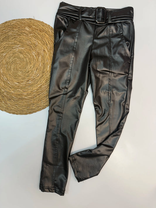 Legging Infantil Cirrê Brilhosa com Elastano