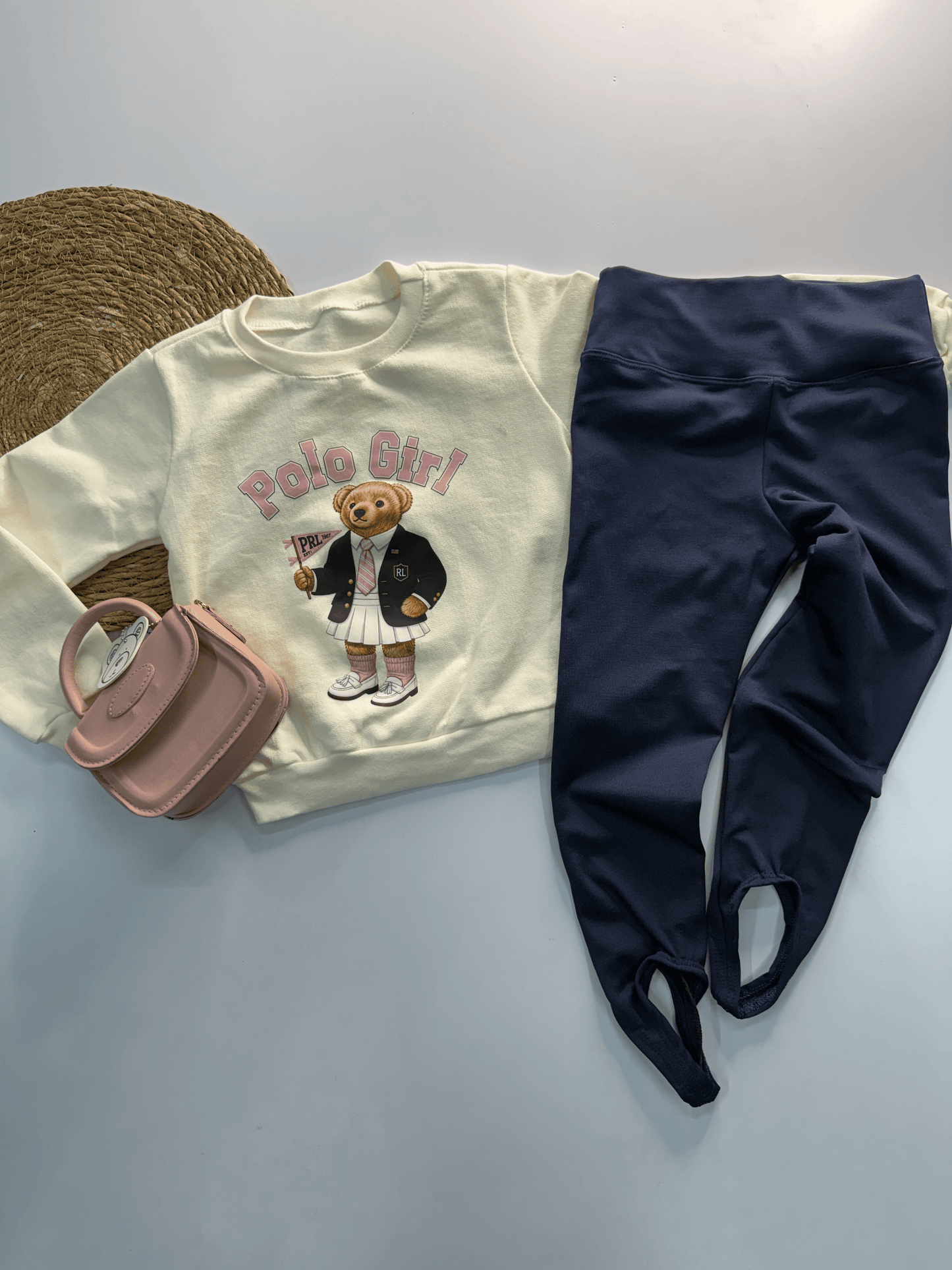 Legging Infantil Fuseau Flanelada Pezinho Poliamida | Dinda Kids