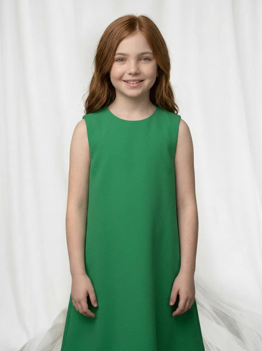 Vestido Infantil Festa Alfaiataria com Laço | Dinda Kids