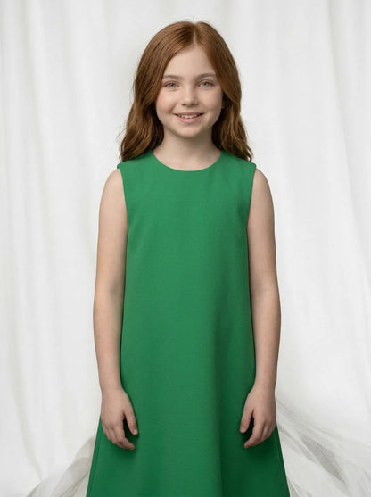 Vestido Infantil Festa Alfaiataria com Laço | Dinda Kids